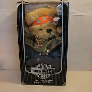 VINTAGE 1997 HARLEY DAVIDSON PLUSH TEDDY BEAR 17"